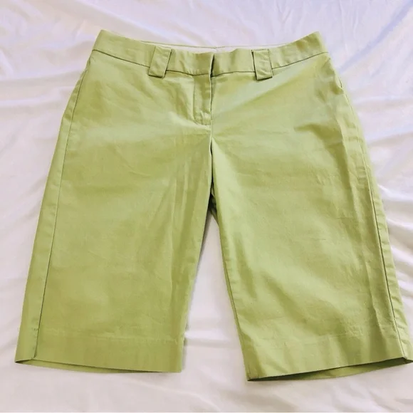 Express Design Studio Green Bermuda Shorts - Picture 12 of 16
